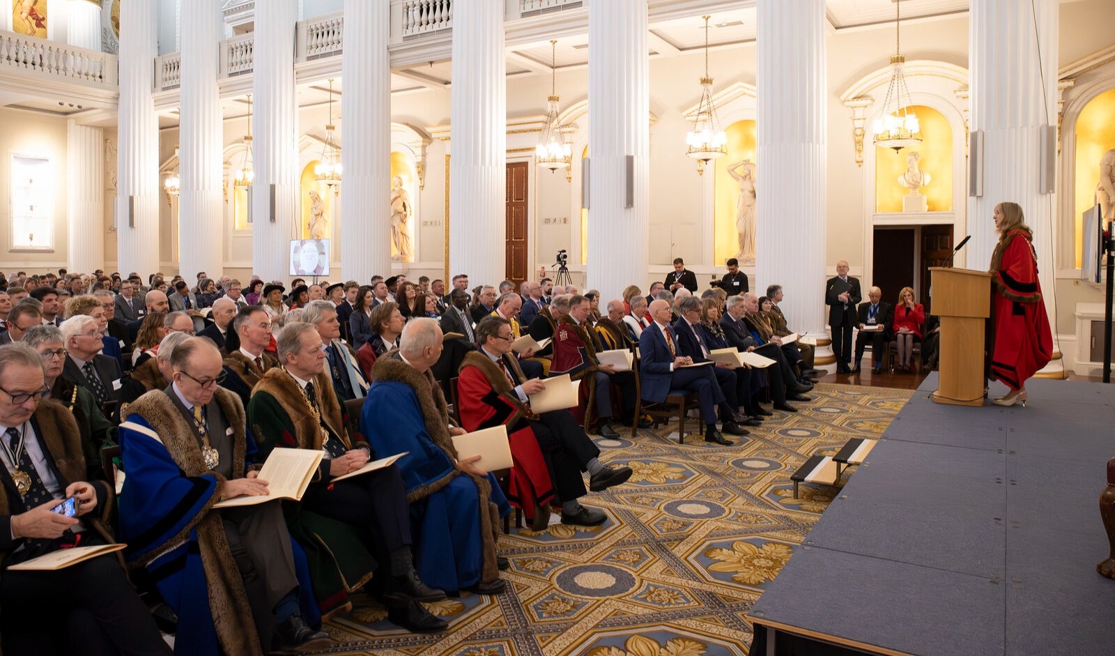 Last week on 12th March, Master Jonathan Spence attended the City & Guilds Foundation Livery Company Prizes Event at Mansion House to present the Tallow Chandlers' Company Health and Social Care Award.