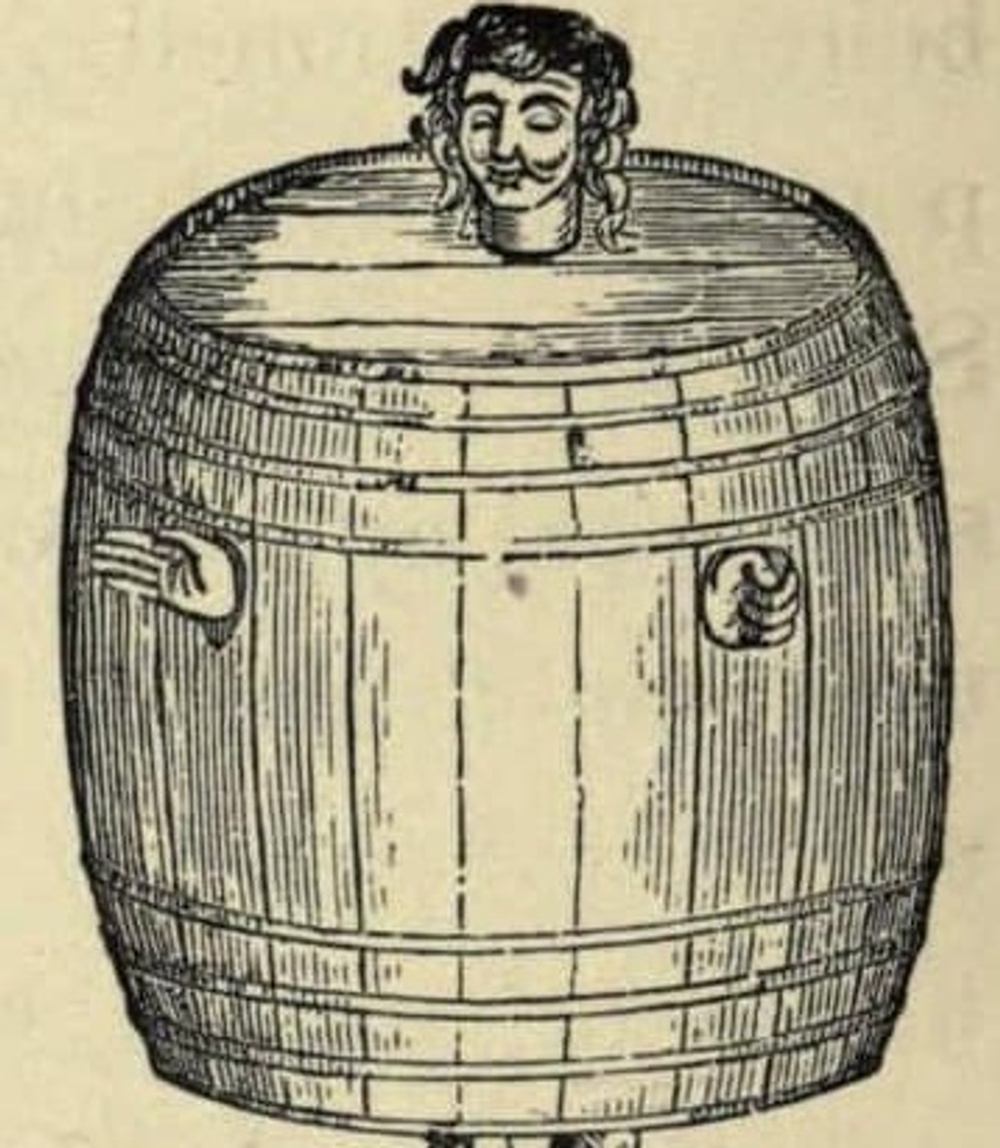“The Drunkard’s Cloak” – A Punishment for Producing Inferior Beer, or Public Drunkenness