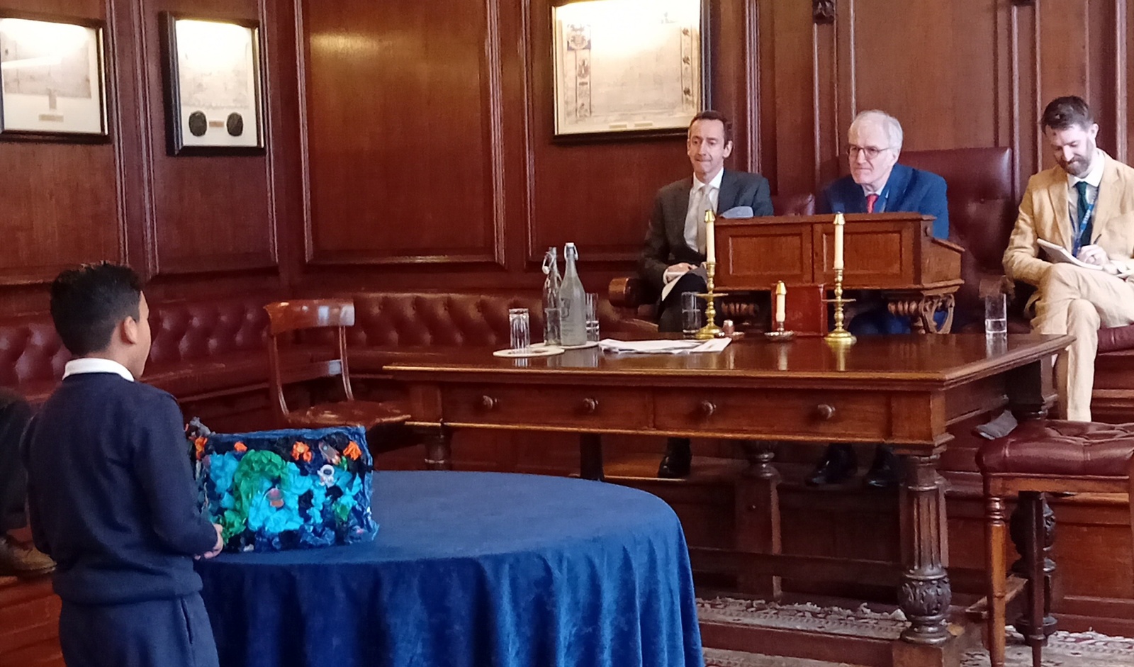 Over the course of this year’s British Science Week, pupils at Cubitt Town Primary School researched and presented on a variety of science topics at school, with the winners of each heat going on to the Finals which were held at the Hall on Friday 13th March.