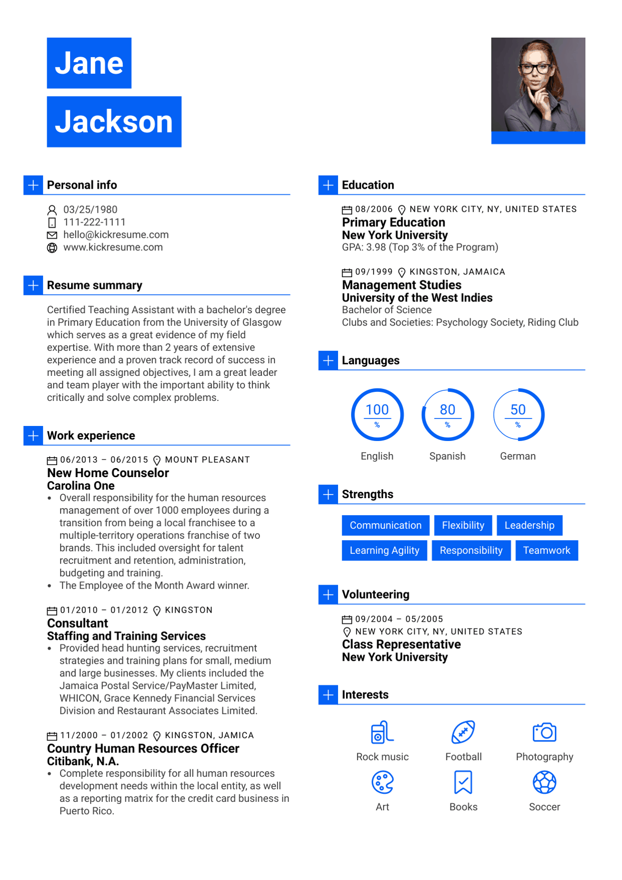 Kickresume Perfect Resume And Cover Letter Are Just A Click