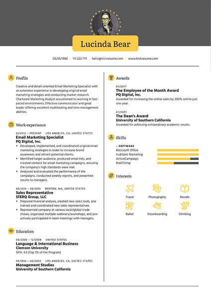 Best Resume Templates 2020 Ready To Download Kickresume