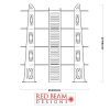 Complex Red - 4 Storey Tower Set 2