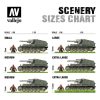 AV Vallejo Scenery - Wild Tuft - Dry Green, Large: 6mm 3
