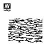 AV Vallejo Stencils - 1:32/35 Pixelated Modern Camo 2