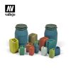 Vallejo Scenics - 1:35 Assorted Modern Plastic Drums 1