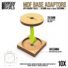 MDF Base adapter - Round 28.5mm to Square 30x30mm 1