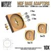 MDF Base adapter - Round 28.5mm to Square 30x30mm 3