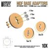 MDF Base adapter - Round 28.5mm to Square 30x30mm 4
