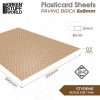 Plasticard - Paving Brick 6x8mm 2