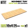 MDF Movement Trays - Slimfit Square 250x100mm 1