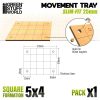 MDF Movement Trays - Slimfit Square 125x100mm 2