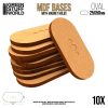 MDF Bases - Oval Pill 25x50mm 1