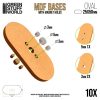 MDF Bases - Oval Pill 25x50mm 2