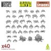 3D printed set - Small Spiders 1