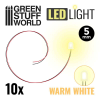 Warm White LED Lights - 5mm 2