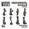 Resin Mechanical Skulls 1