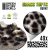 Grass TUFTS - 6mm self-adhesive - BURNT 1