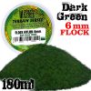 Static Grass Flock 6 mm - Dark Green - 180 ml 1