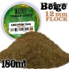 Static Grass Flock 12mm - Beige - 180 ml 1