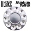 Round Aluminium Mixing Palette 10 Wells 1
