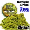 Static Grass Flock - Realistic Green 3 mm - 280 ml 1