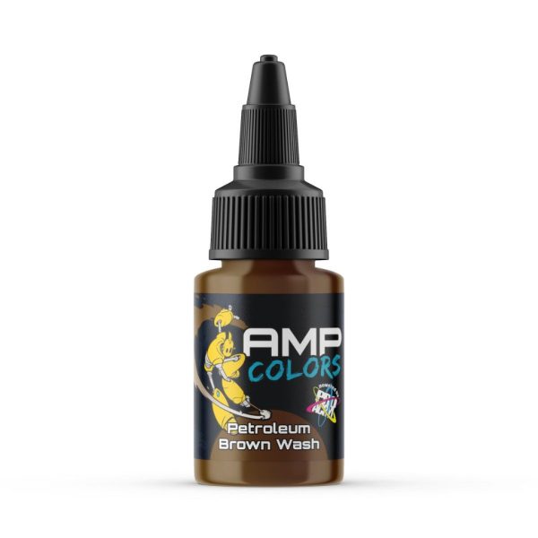 Pro Acryl AMP Colors: Petroleum Brown Wash - 22ml 1