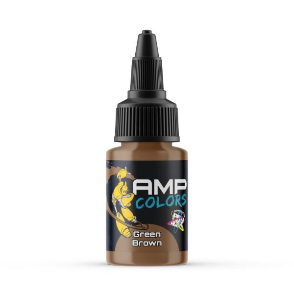 Pro Acryl AMP Colors: Green Brown - 22ml 1