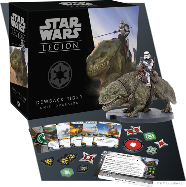 Star Wars Legion: Dewback Rider Unit 3