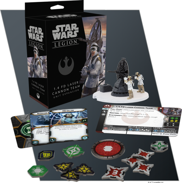 Star Wars Legion: 1.4 FD Laser Cannon Team 3