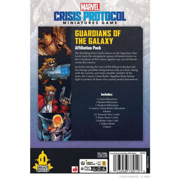 Marvel Crisis Protocol: Guardians of The Galaxy Affiliation Pack 2