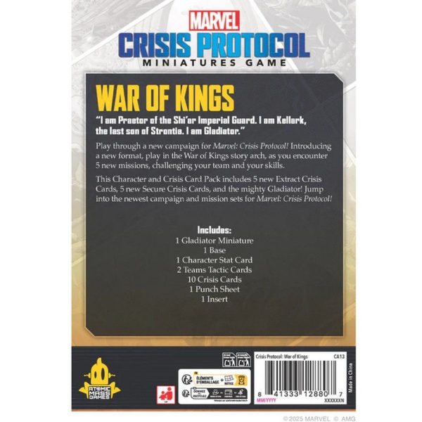Marvel Crisis Protocol: War of Kings Crisis Card Pack 2