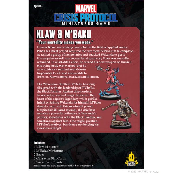Marvel Crisis Protocol: Klaw & M'Baku 4