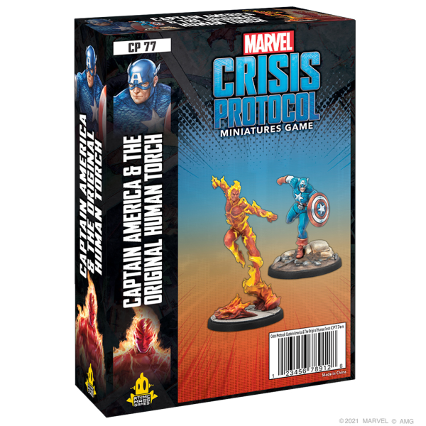 Marvel Crisis Protocol: Captain America & The Original Human Torch 1