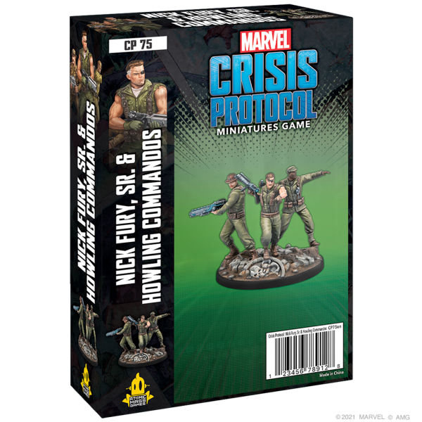 Marvel Crisis Protocol: Nick Fury, SR & Howling Commandos 1