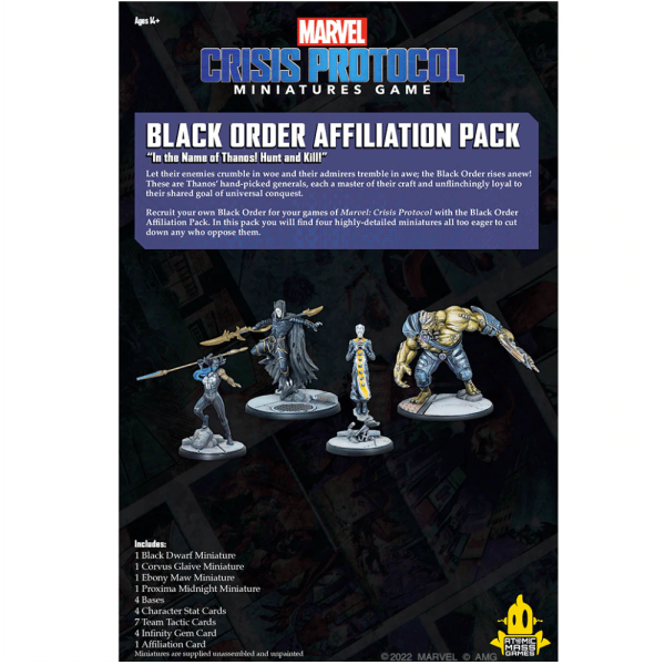 Marvel Crisis Protocol: Black Order Squad Pack 2