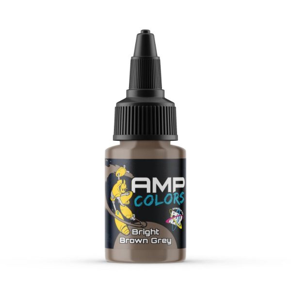 Pro Acryl AMP Colors: Bright Brown Grey - 22ml 1