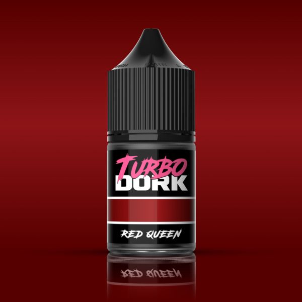 Turbo Dork: Red Queen Metallic Acrylic Paint 22ml Bottle 1