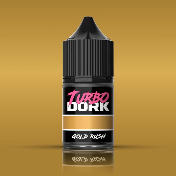 Turbo Dork: Gold Rush Metallic Acrylic Paint 22ml Bottle 1