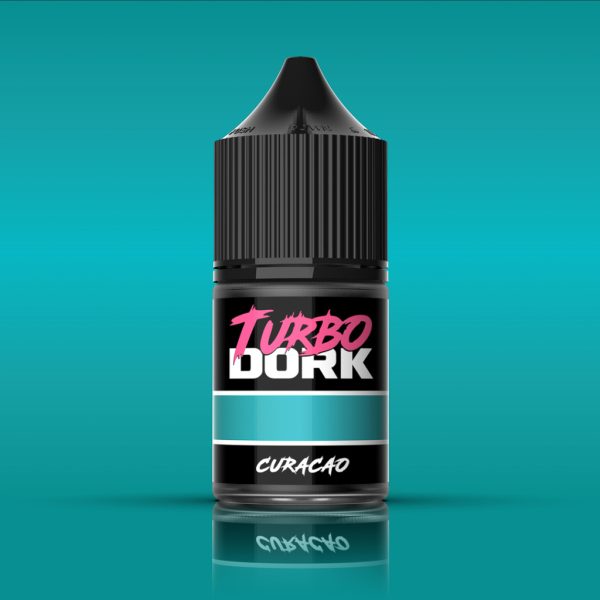Turbo Dork: Curacao Metallic Acrylic Paint 22ml Bottle 1