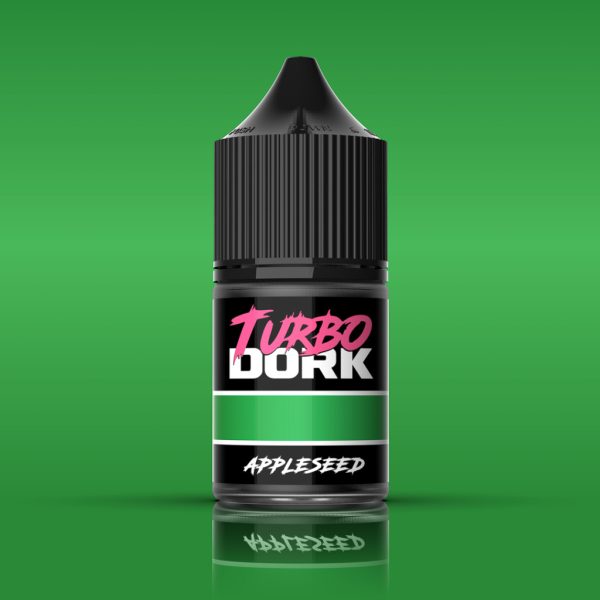 Turbo Dork: Apple Seed Metallic Acrylic Paint 22ml Bottle 1