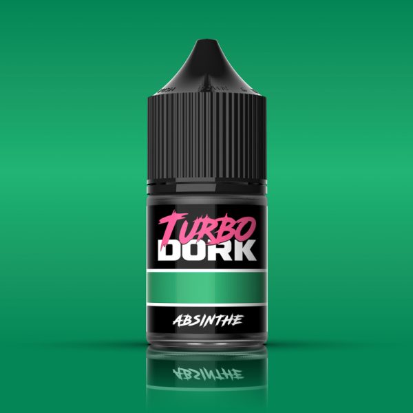 Turbo Dork: Absinthe Metallic Acrylic Paint 22ml Bottle 1