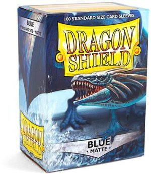 Dragon Shield Sleeves Matte Blue (100) 1