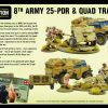 8th Army 25pdr, Quad and limber 4