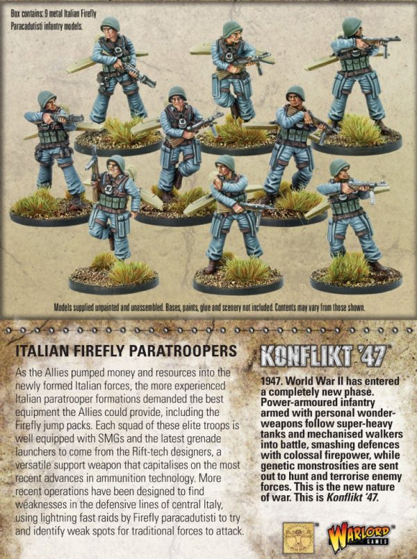 Italian Firefly Paracadutisti Infantry Squad 2