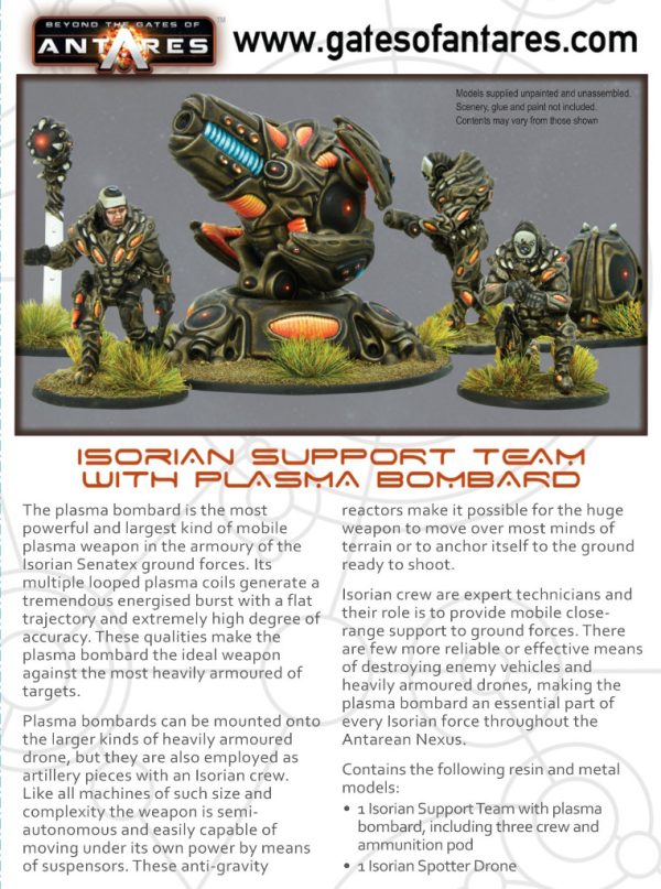 Isorian Support team with Plasma Bombard 2