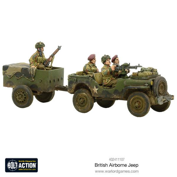 British Airborne Jeep & Trailer 2