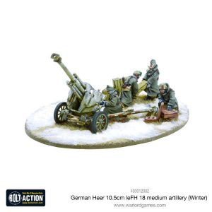German Heer 10.5cm leFH 18 medium artillery (Winter) 1