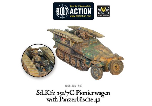 Sd.Kfz 251/7C Pionierwagen Panzerbuchse 41 2