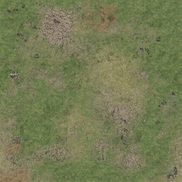 Grassy Fields Gaming Mat 3x3 - Grid 2