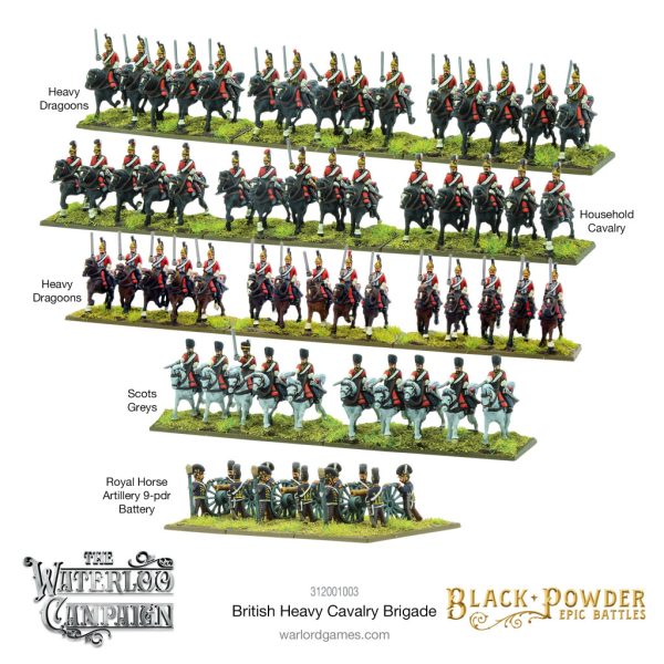 Black Powder Epic Battles: Waterloo - British Heavy Cavalry Brigade 2